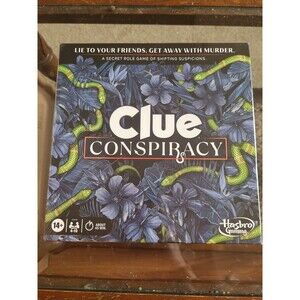 Hasbro Gaming Clue Conspiracy Board Game 4 Players 14+, Brand New, Sealed